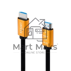 Кабель Rexant HDMI - HDMI 2.0 длина 1 метр GOLD