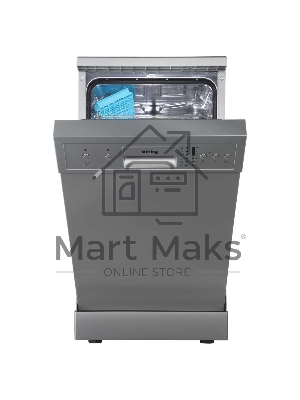 Посудомоечная машина Korting KDF 45240 S / Отдельност., 45 см, А++/A/A, электронное управление, 6 программ: нормальная, ЭКО, стекло, интенсив, 90 мин, быстрая; 10 компл., LED индикаторы, активная сушка, таймер отложенного старта 3/6/9 часов, половинная за