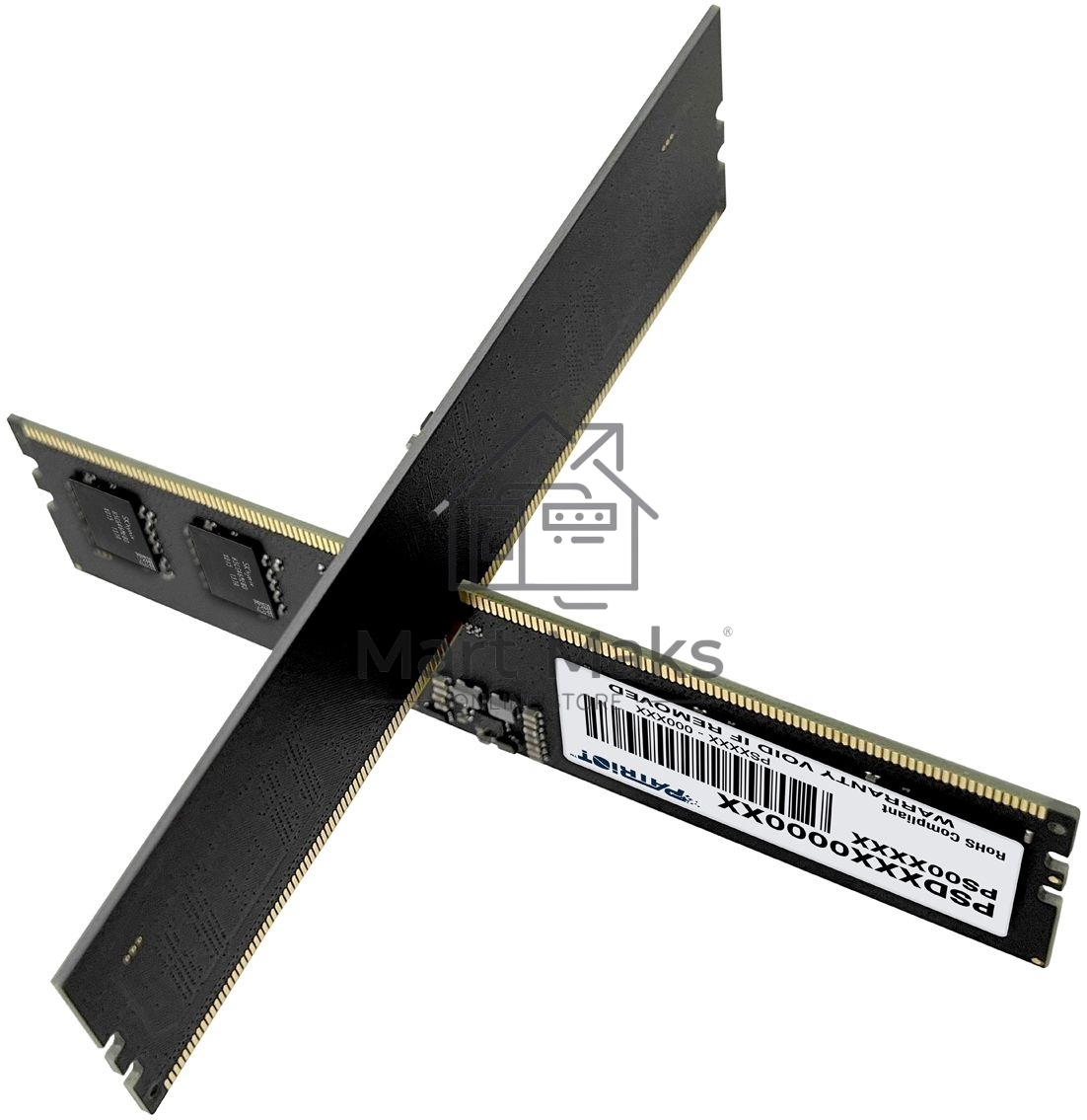 Оперативная память Patriot Signature, DDR5, 16GB (2x8 GB), 4800 MHz, CL40, DIMM