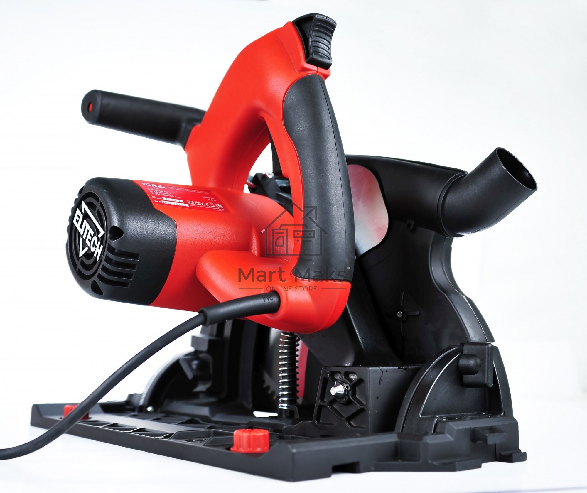 Циркулярная пила (дисковая) Elitech ПД 1675П (E2206.003.01) 1600Вт (ручная)