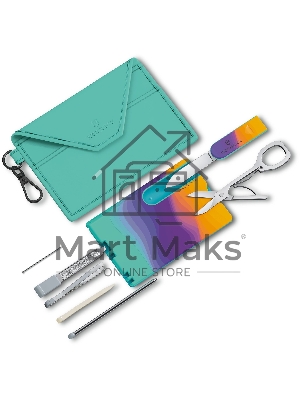 Швейцарская карта Victorinox Swiss Card Classic Sydney Style (0.7100.E222) бирюзовый коробка подарочная