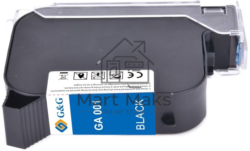 Картридж струйный G&G GA-001BK черный (42мл) для G&G GG-HH1001