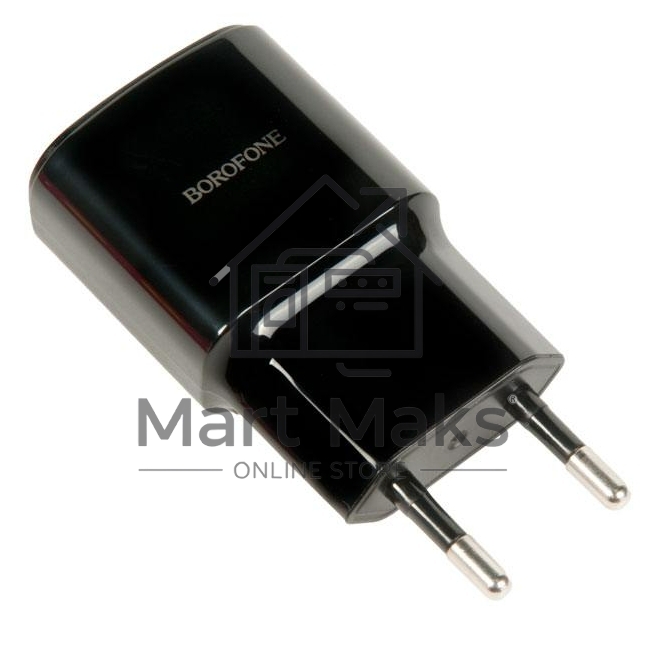 Зарядное устройство BOROFONE BA48A Orion single port charger(EU), черный