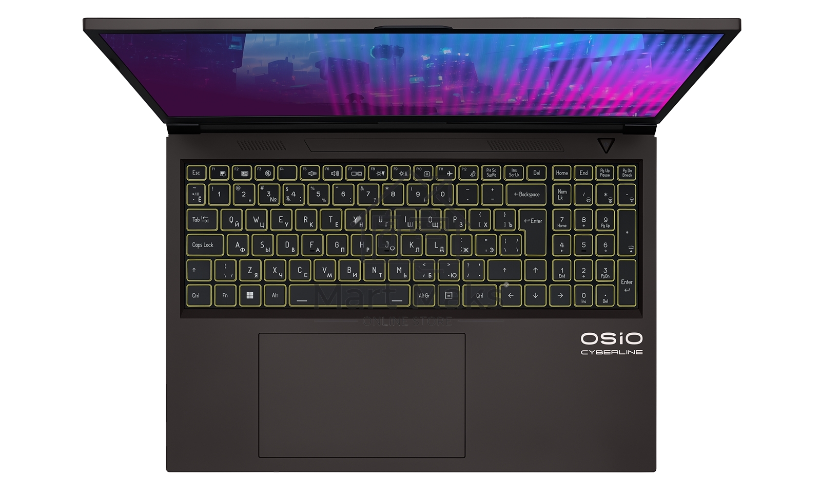 Ноутбук Osio CyberLine C160i-004 коричневый Core i7 12650H 16Gb SSD512Gb NVIDIA GeForce RTX4060 8Gb 16