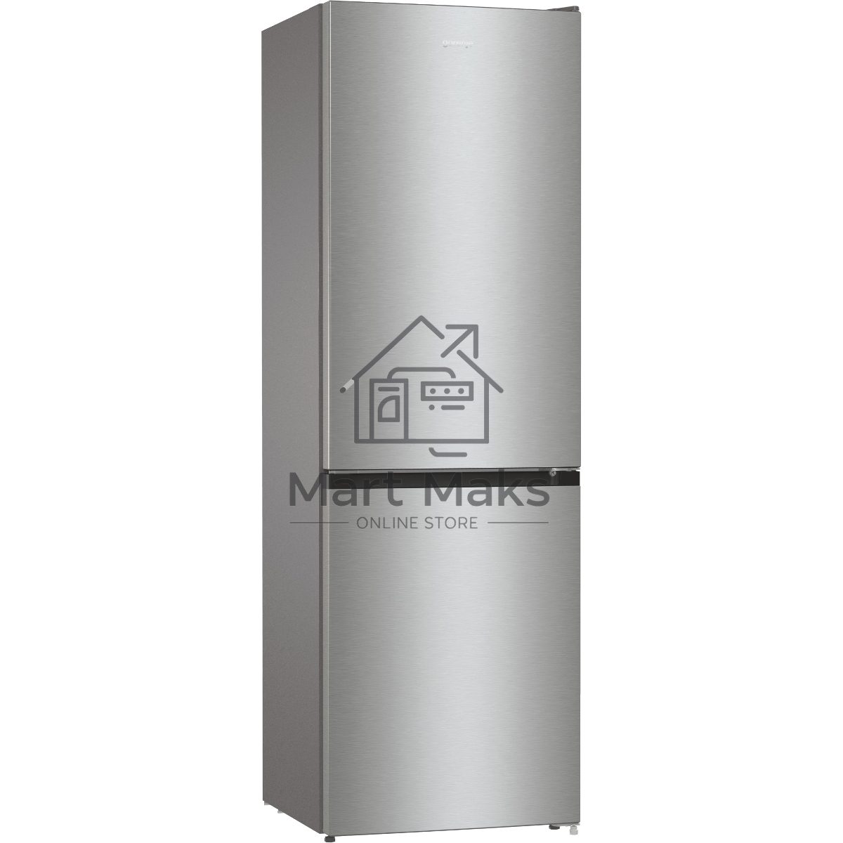 Холодильник Gorenje NRKE62XL серебристый металлик двухкамерный 203/99л морозилка снизу, No Frost