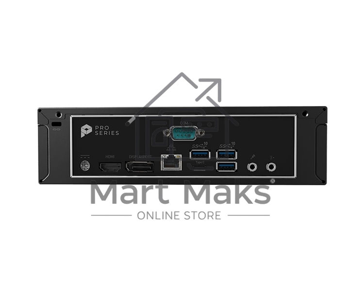 Мини-ПК MSI Pro DP21 13M Mini Core i3-14100 (3.5GHz), NoMemory, noHDD, noSSD, Intel UHD Graphics 730, noDVD, WiFi, BT, 120W, VESA, COM Port, no keyboard&mouse, noOS, 1y war-ty (936-B0A431-237)