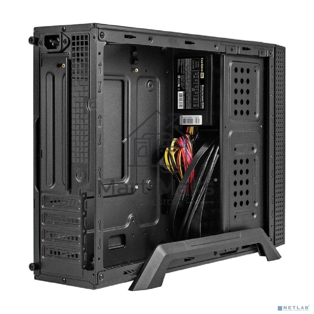 Компьютерный корпус Desktop ExeGate MI-307U2-M300 (mini-ITX/mATX, БП M300 с вент. 8см, 2хUSB+2хUSB 3.0, HD аудио, черный)