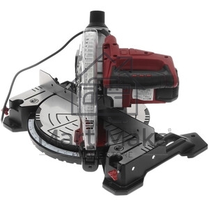 Торцовочная пила RD-MS255-1400. 220-240В/50Гц; 1800Вт; диск 250х30мм; 5000 об/мин; макс. пропил: 70х140мм; вес- 12,5кг.