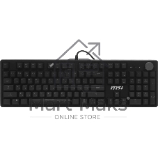 Клавиатура MSI Forge GK320 проводная, USB Type-A, чёрный