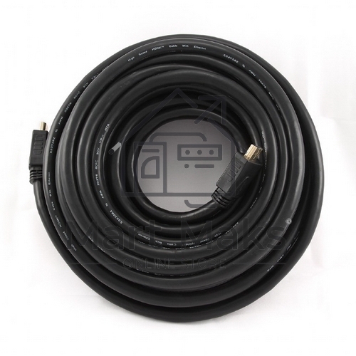 Кабель Cablexpert HDMI CC-HDMI4-15M, 19M/19M, v2.0, медь, позол.разъемы, экран, 15м, черный, пакет
