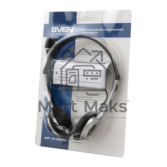 Наушники SVEN AP-010MV Наушники с микрофоном