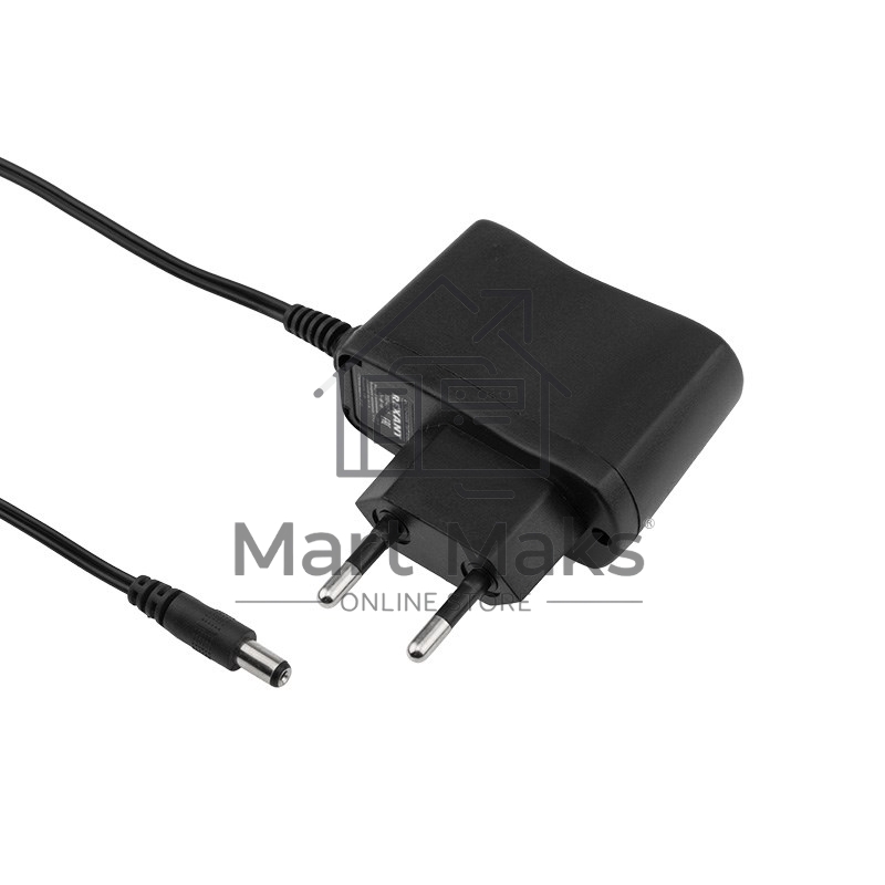 Источник питания 110-220 V AC/12 V DC 0,5 А 5 W с DC разъемом подключения 5.5х2.1, без влагозащиты (IP23)