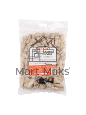 Соединительный изолирующий зажим Rexant с лепестками СИЗ-12 ø 11,2 мм (0,34-10 мм²), коричневый (100 шт./уп.)