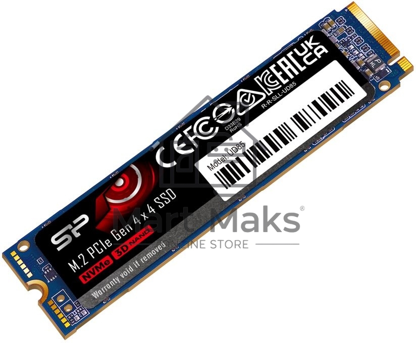 Накопитель SSD Silicon Power M-Series UD85, 1Tb, PCIe 4.0 x4, M.2 2280, NVMe, R/W 3600/2800