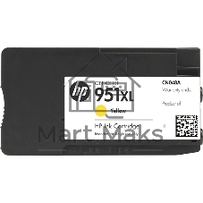 Картридж струйный HP 951XL CN048AE желтый для HP OJ Pro 8100/8600 (1500 стр.)