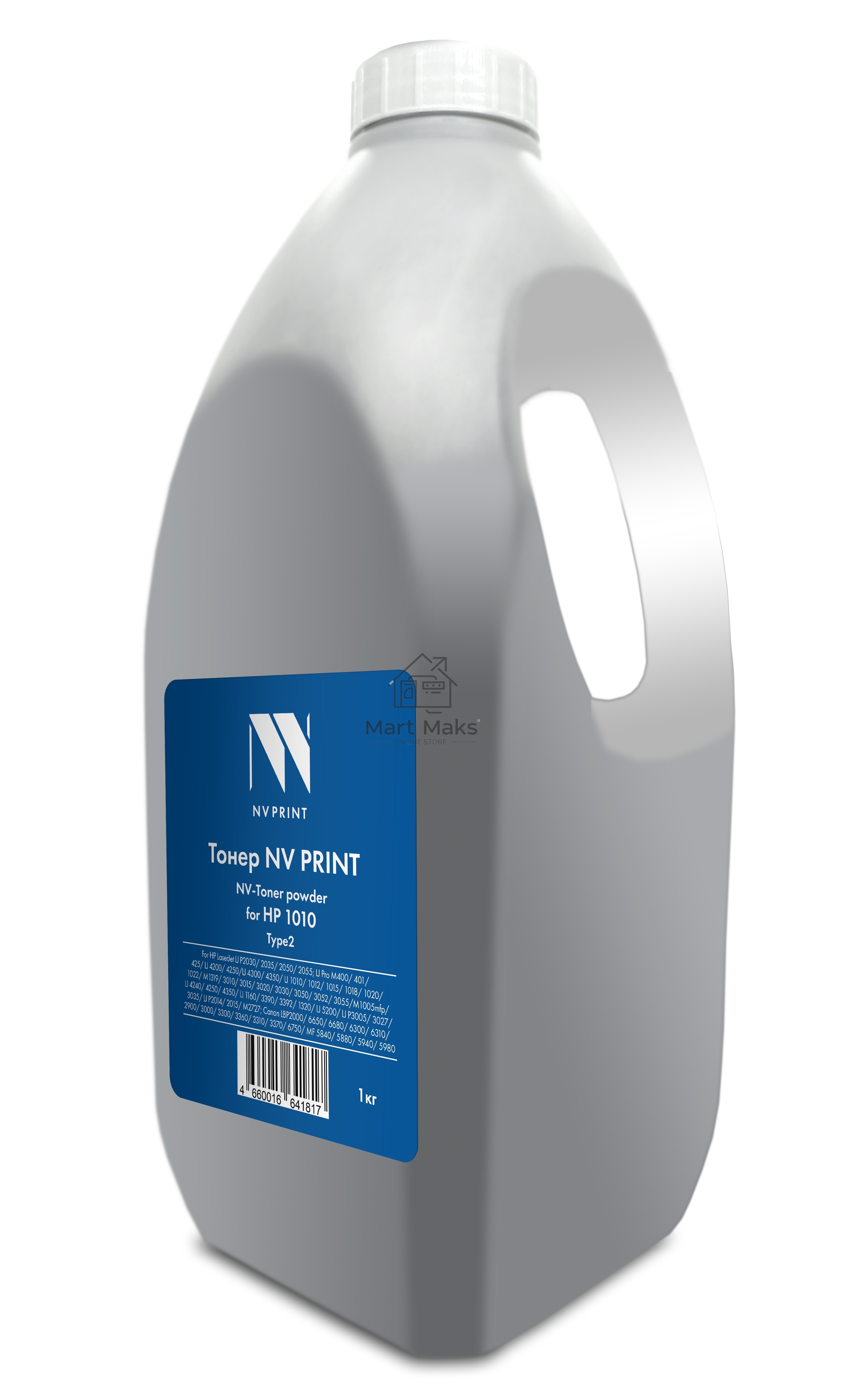 Тонер NVPrint HP 1010 Type2 (1кг) для HP LaserJet LJ P2030, 2035, 2050, 2055, LJ Pro M400, 401, 425,LJ 4200, 4250,LJ 4300, 4350,LJ 1010, 1012, 1015, 1018, 1020, 1022, M1319, 3010, 3015, 3020, 3030, 3050, 3052, 3055, M1005mfp, LJ 4240, 4250, 4350,LJ 1160, 