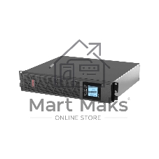 Линейно-интерактивный ИБП ДКС серии Info Rackmount Pro, 1000 ВА/800Вт,1/1, USB, RJ45, 6xIEC C13, Rack 2U, SNMP/AS400 slot, 2x7Aч