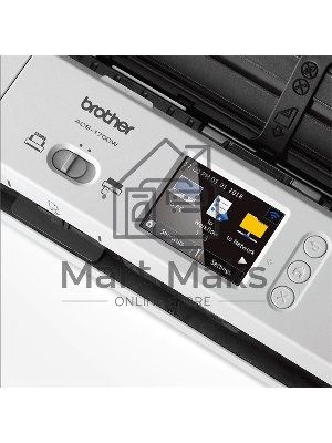 Сканер Brother ADS1700W, A4, 25 стр/мин, 1200 dpi, цветной, дуплекс, сенсорный экран, WiFi, USB
