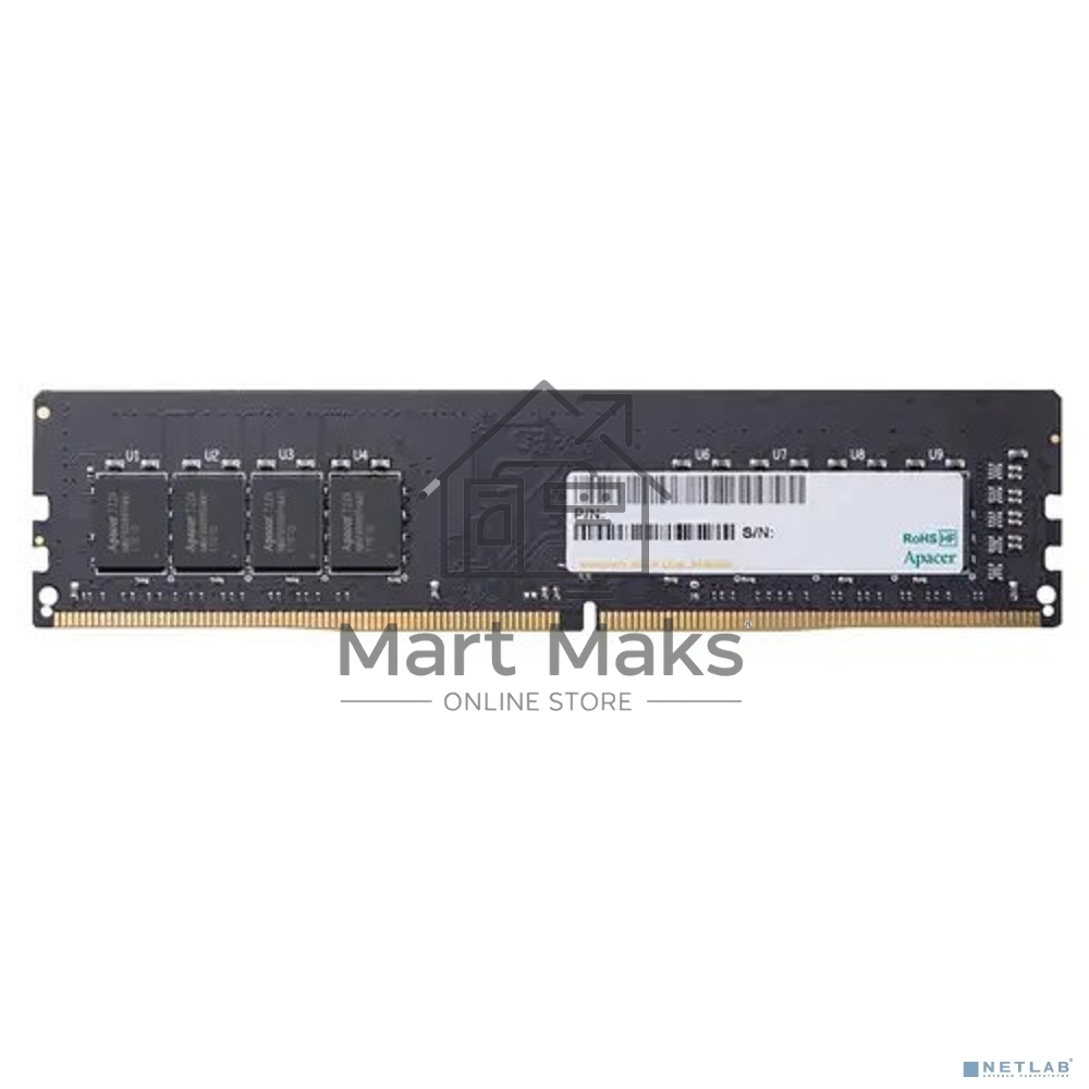 Оперативная память Apacer, DDR4, 32GB (1x32GB), 2666MHz, CL19, DIMM