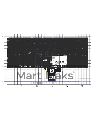 Клавиатура для ноутбука Asus Vivobook Pro 14 X3400 черная с подсветкой
