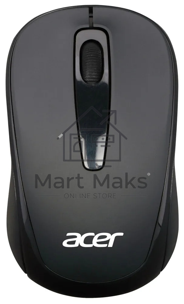 Мышь беспроводная Acer OMR133 черный, 1000 dpi, радиоканал, USB, кнопки - 3