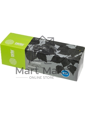 Картридж лазерный Cactus CF283X (CS-CF283X) черный (2200 стр.) для принтеров HP LaserJet Pro M225dn/M201/M202