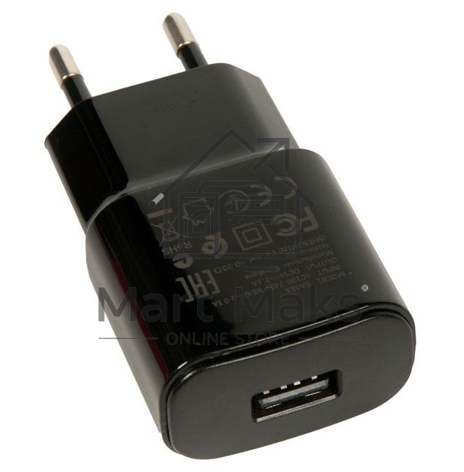 Зарядное устройство BOROFONE BA48A Orion single port charger(EU), черный