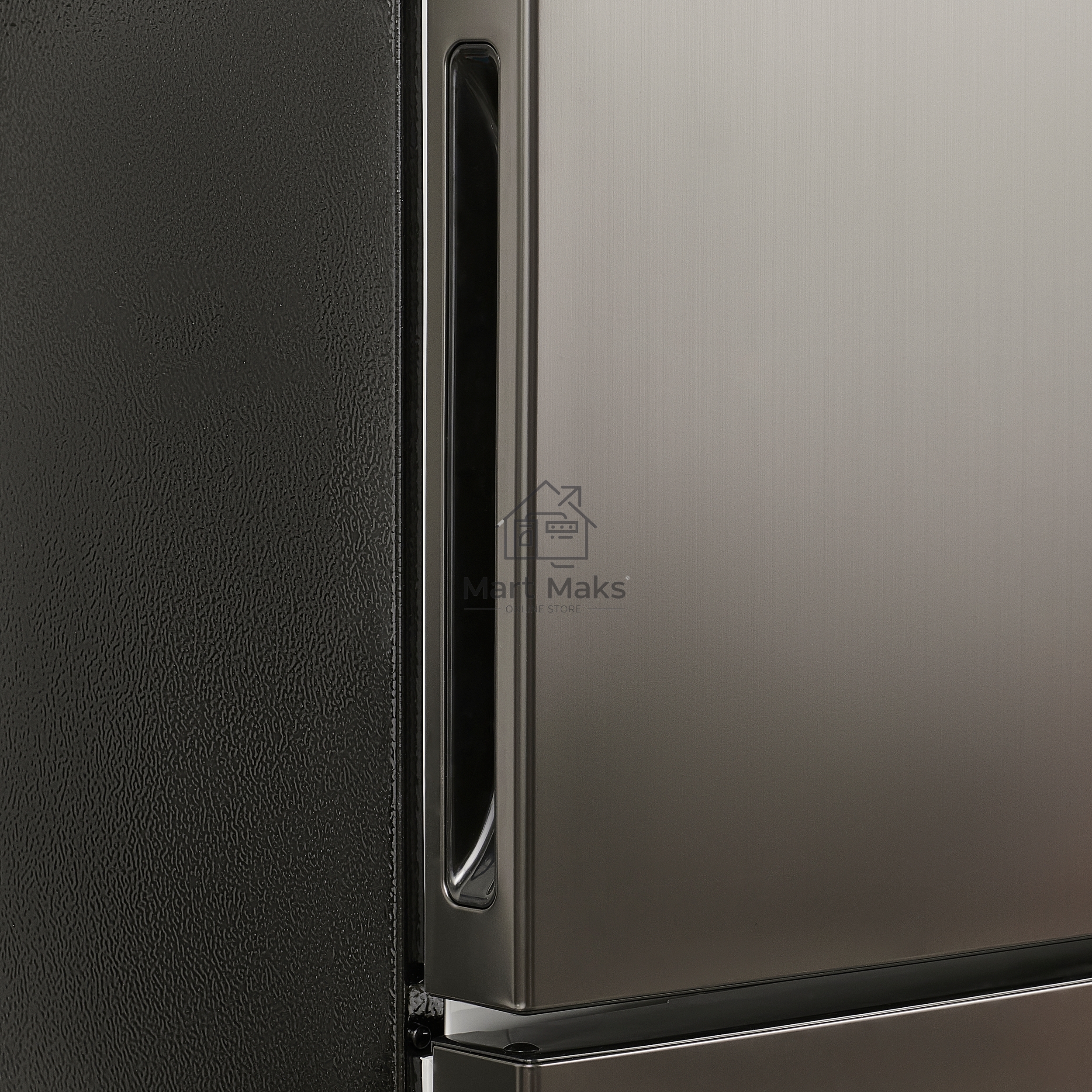 Холодильник Maunfeld MFF200NFSB10 Inverter черный двухкамерный 271/106 л морозилка снизу, NoFrost