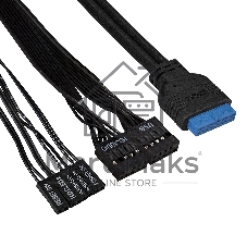 Компьютерный корпус Miditower ExeGate CP-603-UNS450 (ATX, БП UNS450 с вент. 12см, 2хUSB, аудио, черный)