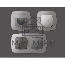 Рамка OMEGA Ecta (Сталь матовый) 5-ая OF140505
