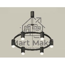 Светильник Ambrella light XB9022200/6 SBK/CL черный песок/прозрачный MR16 GU5.3 (С9022, N6150)