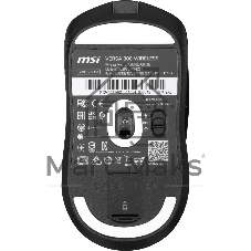 Мышь беспроводная/проводная MSI VERSA 300 черный, 8000 dpi, радиоканал, Bluetooth, USB, кнопки - 6