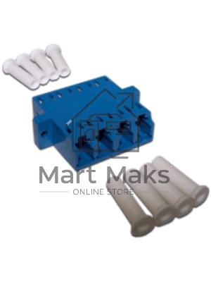 Адаптер оптический LC, SM, 4 порта, корпус SC