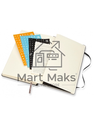 Ежедневник Moleskine CLASSIC DAILY LARGE 130х210мм 400стр. фиксирующая резинка черный