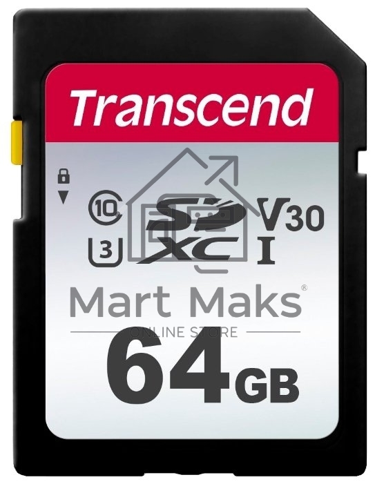 Флеш карта SD 64GB Transcend SDХC UHS-I U3