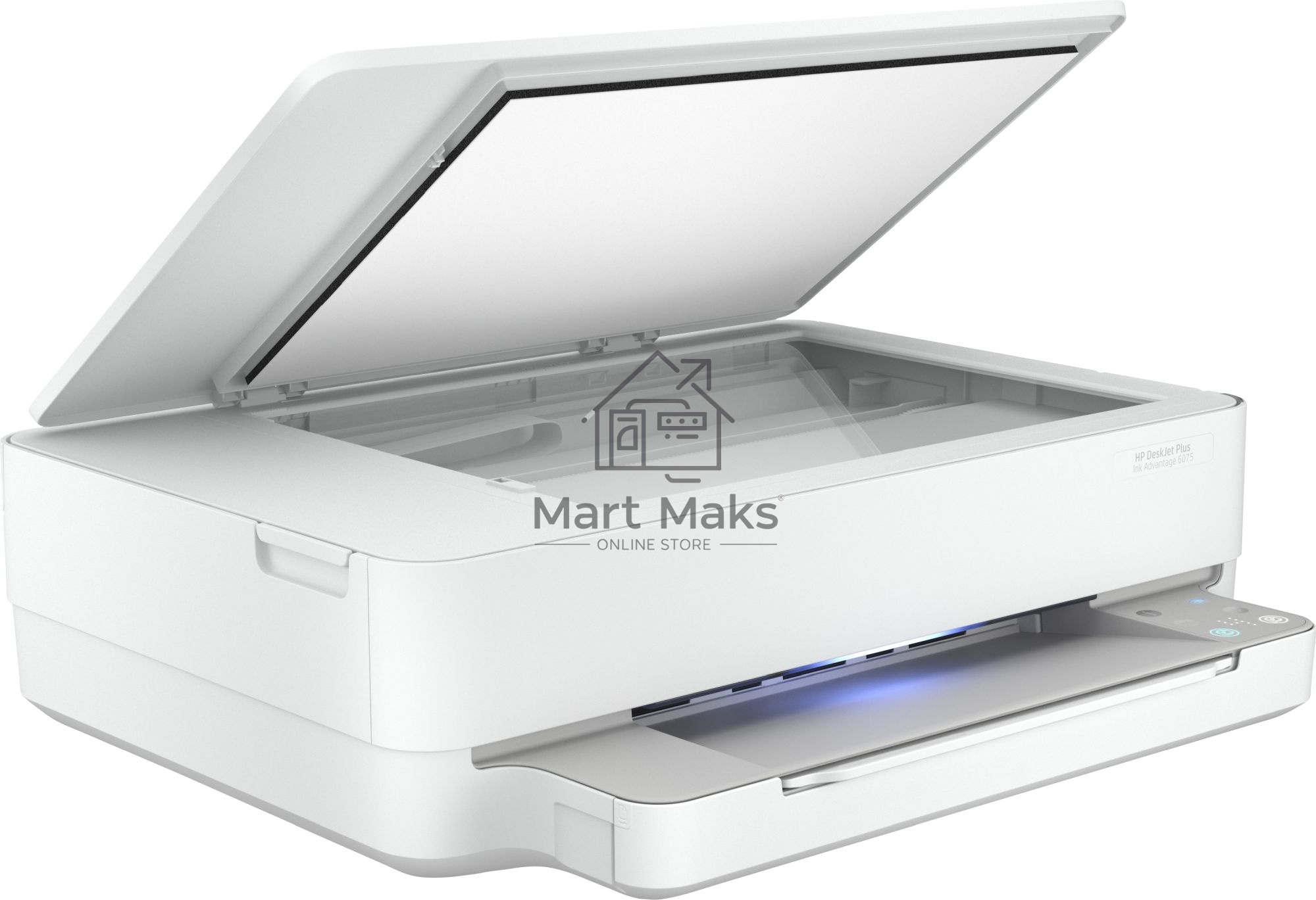 МФУ струйный HP DJ Plus IA 6075 AiO (5SE22C), A4, цветной, печ. до 20 стр/мин. (ч/б) до 17 стр/мин. (цвет), 1200x1200dpi, USB, Wi-Fi, Air Print, Mopria