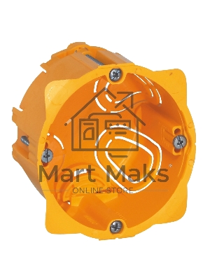 Коробка Batibox для сухих перегородок 1п гл.60мм 080061 Legrand - винт/захват - 1-местная - глубина 60