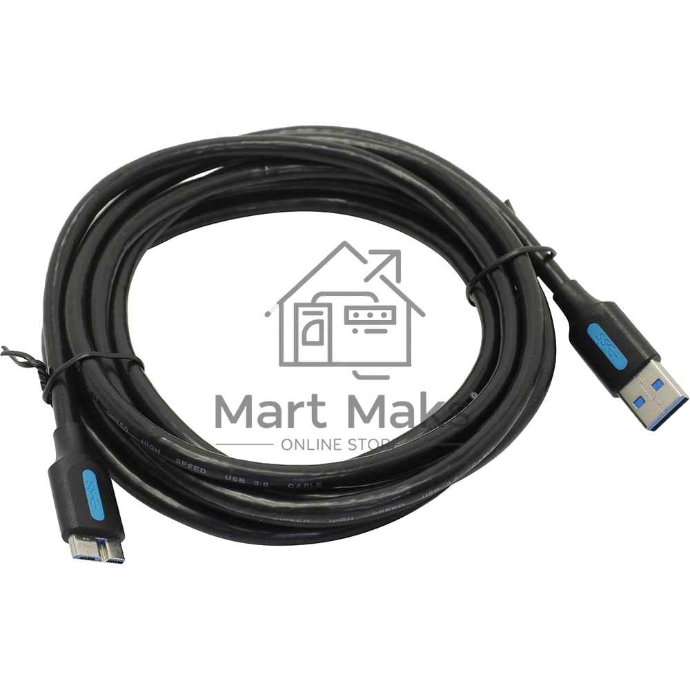 Кабель Vention USB 3.0 AM/micro B - 3м. Кабель Vention USB 3.0 AM/micro B - 3м.