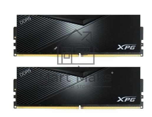 Оперативная память XPG Lancer, DDR5, 64GB (2x32GB), 6000MHz, CL30, DIMM, с радиаторами, черный