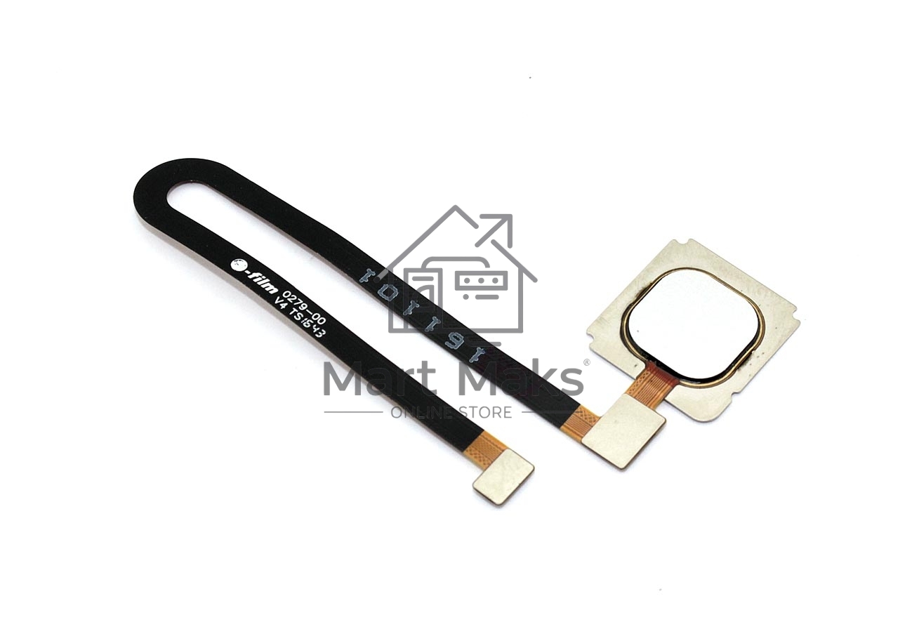 Шлейф со сканером отпечатка пальца для Xiaomi Mi 5S Plus серебристый