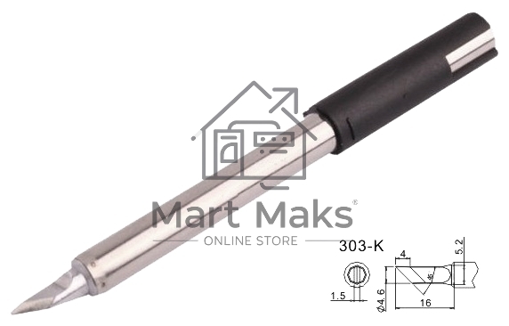 Жало паяльное Quick 303-K