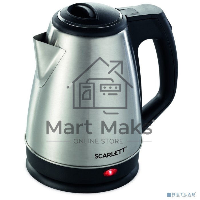 Чайник Scarlett SC-EK21S25 1.5л. 1350Вт серебристый (корпус: нержавеющая сталь)