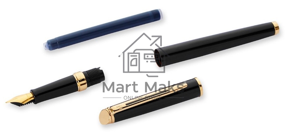 Ручка перьевая Waterman Hemisphere (CWS0920710) Matte Black GT F сталь нержавеющая, подарочная коробка