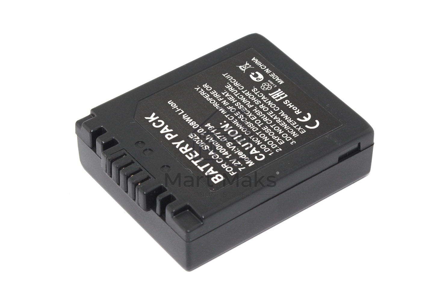 Аккумуляторная батарея для фотоаппарата Panasonic Lumix DMC-FZ1 (CGA-S002E) 7.2V 1400mAh