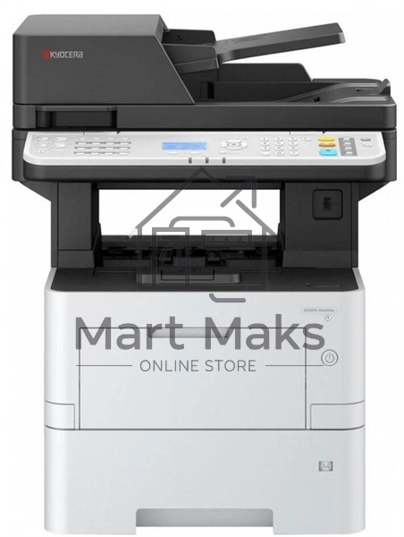 МФУ лазерный Kyocera Ecosys MA4500x (110C133NL0/110C133DZ0), A4, ч/б, печ. до 45 стр/мин., скан. до 60 стр/мин. (ч/б) 40 стр/мин (цвет.), 1200 x 1200 dpi (печать) 600 x 600 DPI (скан.), USB, RJ-45