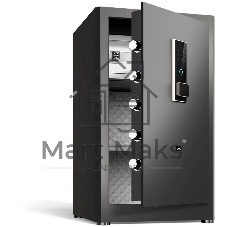 Сейф Deli ET597 800x480x420 мм, электронный/ключевой/биометрический, черный
