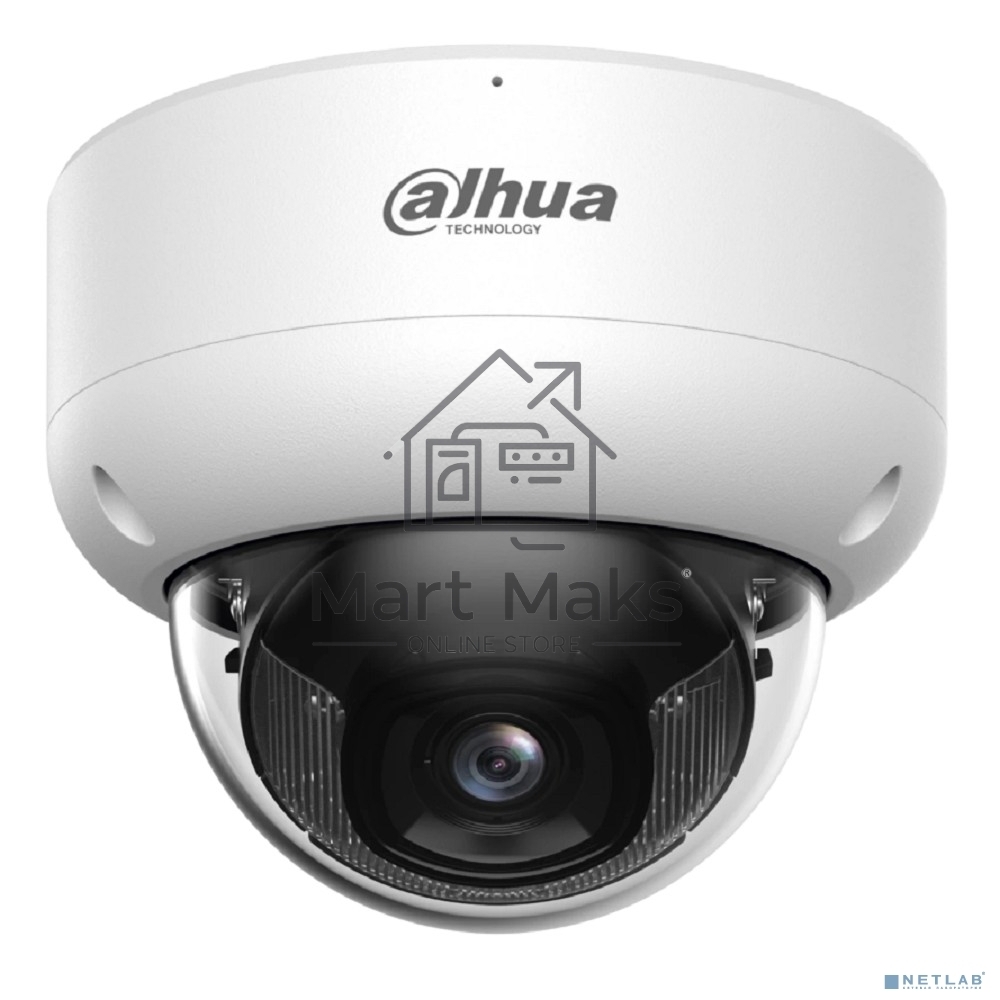 Камера видеонаблюдения IP Dahua DH-IPC-HDBW3249EP-AS-IL-0280B 2.8-2.8мм цв.