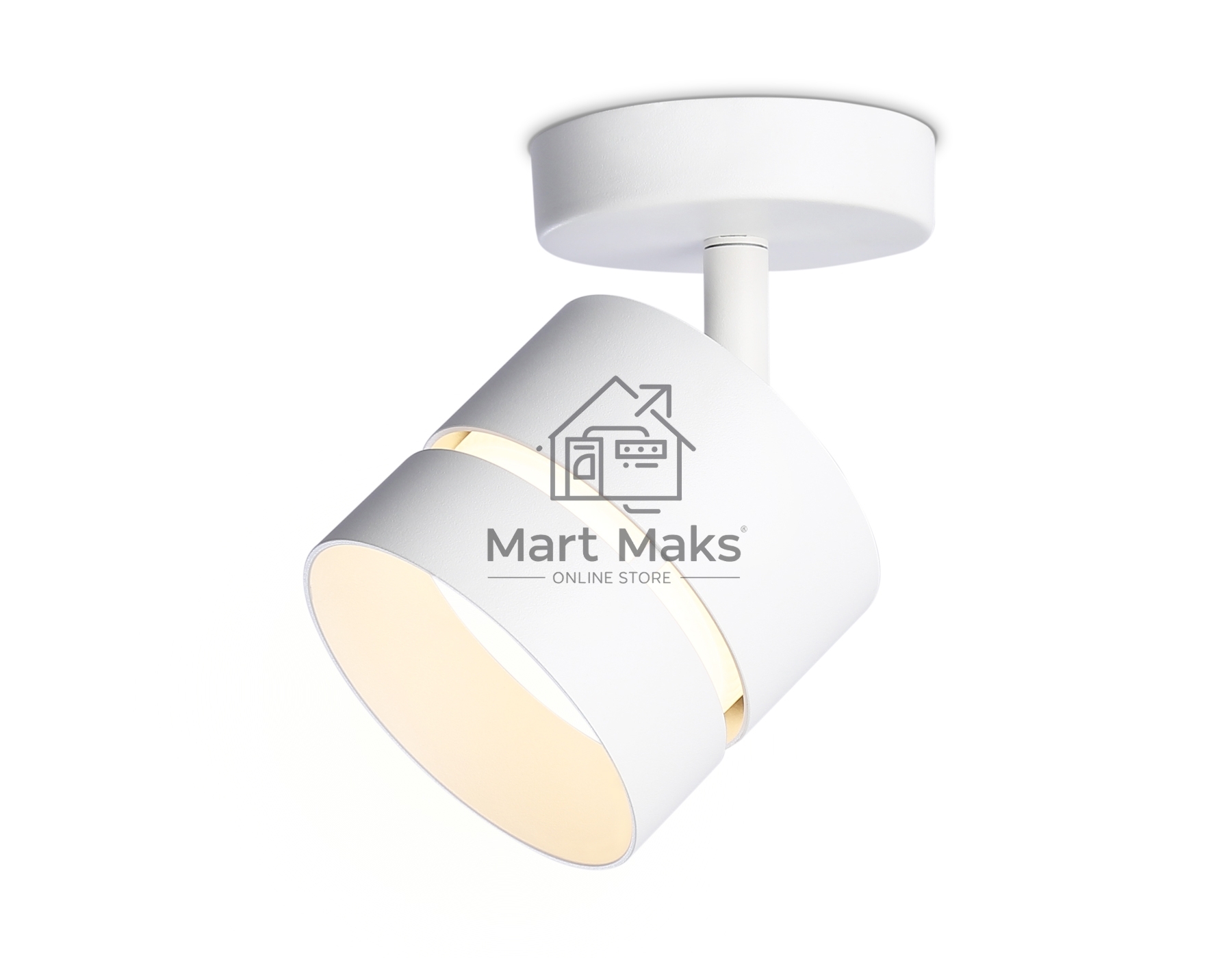 Светильник Ambrella light TN71055 WH белый GX53 max 12W D85*145
