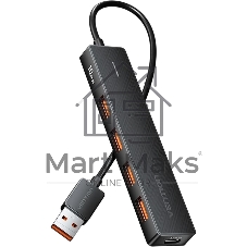 USB-концентратор Vention CHOBB, USB, USB Type-C/USB 4 порта, USB