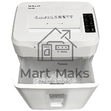 Шредер Office Kit S225 1,9х12 белый (секр.P-5) фрагменты 18лист. 35лтр. скобы пл.карты CD